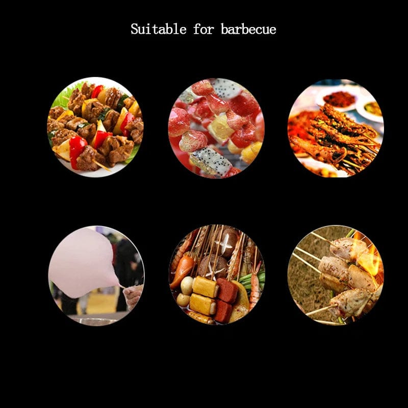 Lot de 100 Piques à Brochettes en Bambou barbecue