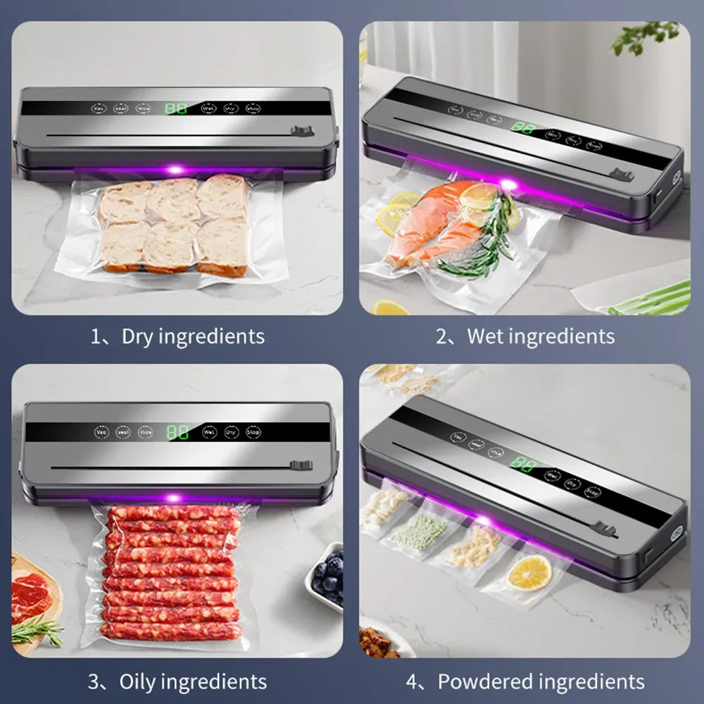 Machine Sous Vide Alimentaire avec Cutter Intégré - 80 kPa sv