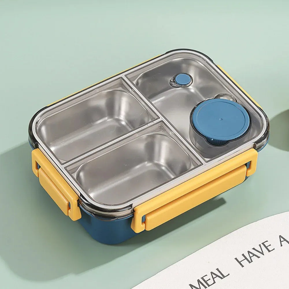 Lunch Box Isotherme 850ml Inox 304 avec Compartiments et Soupe lunchbox