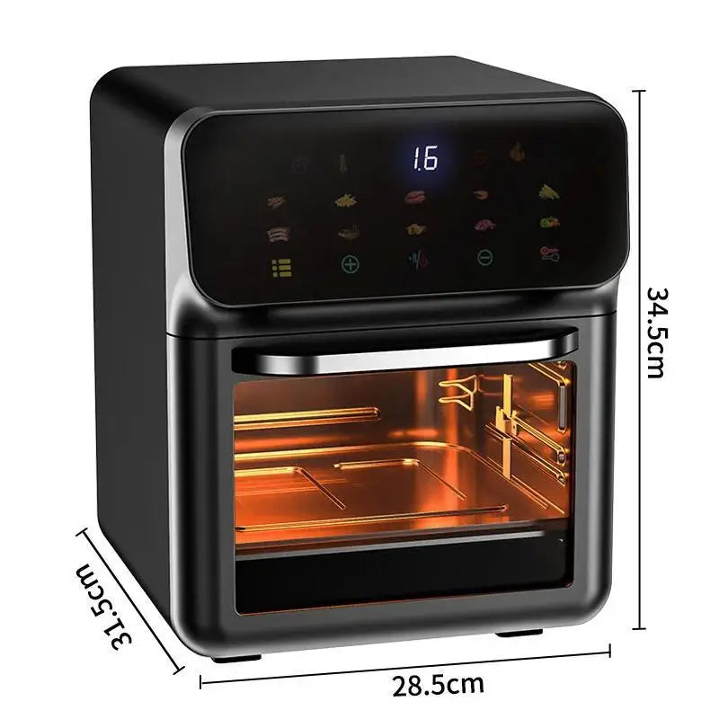 Friteuse Sans Huile 10L 1350W Écran Tactile avec Hublot Visible airfryers
