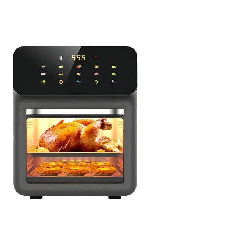 Friteuse Sans Huile 10L 1350W Écran Tactile avec Hublot Visible airfryers