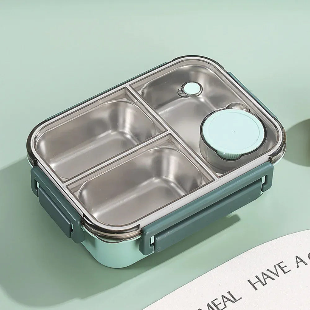 Lunch Box Isotherme 850ml Inox 304 avec Compartiments et Soupe lunchbox