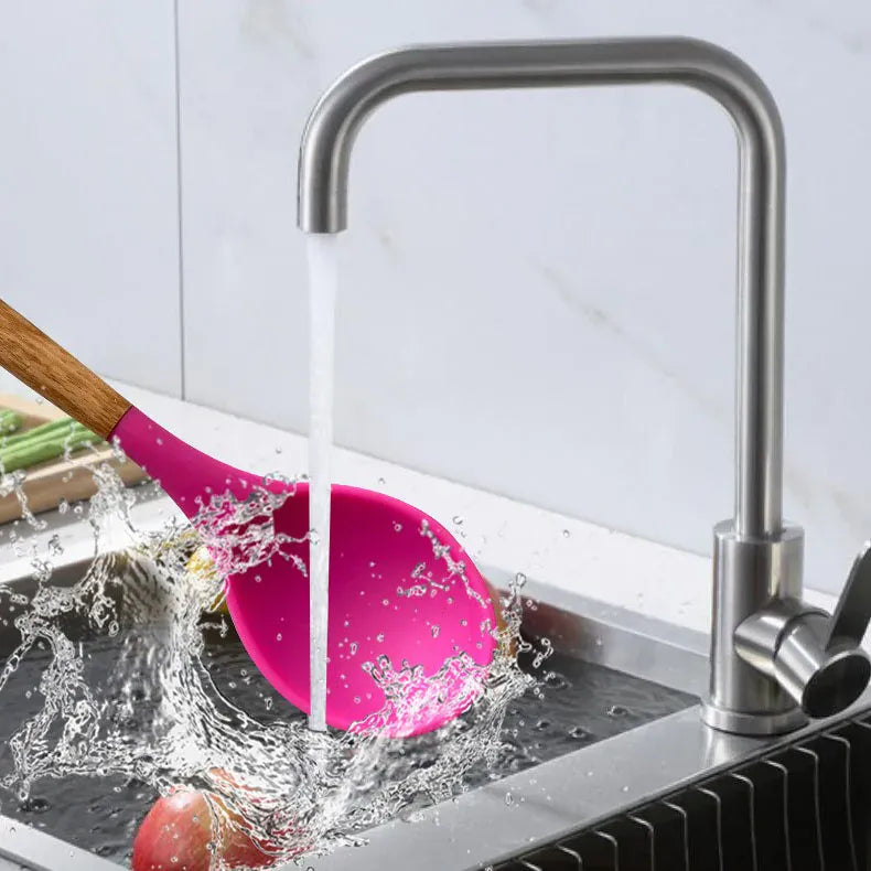 Set Ustensiles Silicone 12 pièces Cuisine | Résistants à la chaleur spatule en silicone