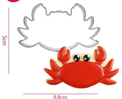 Emporte-pièces en Métal Mer - Set de 10 Outils de Pâtisserie emportepieces