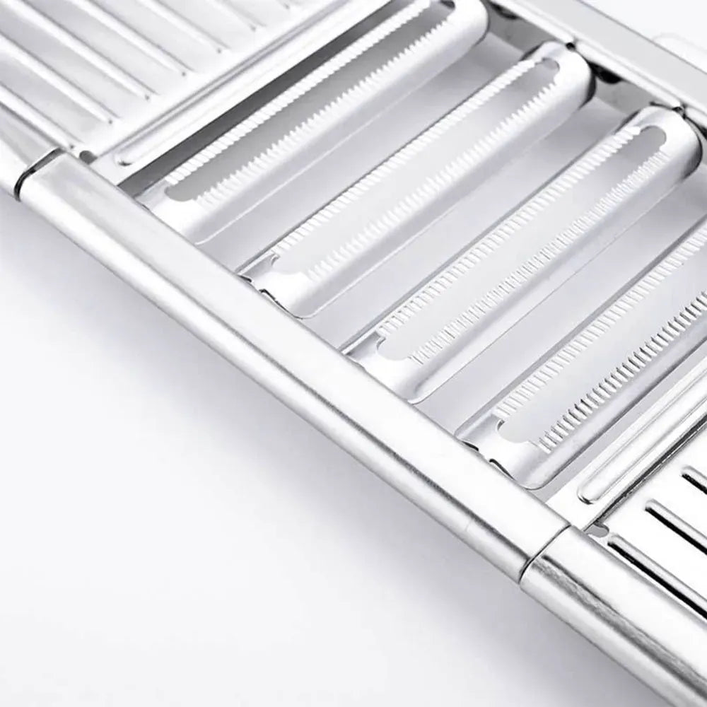 Coupe-légumes Multifonction 4 Lames Inox pour Fruits et Légumes Coupe Légumes