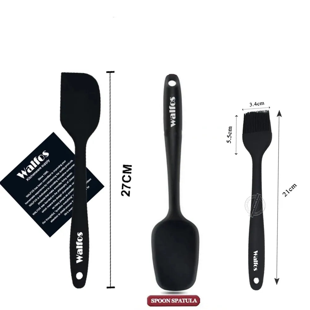 Set de 2/3 Spatules Silicone pour Barbecue et Pâtisserie spatule en silicone