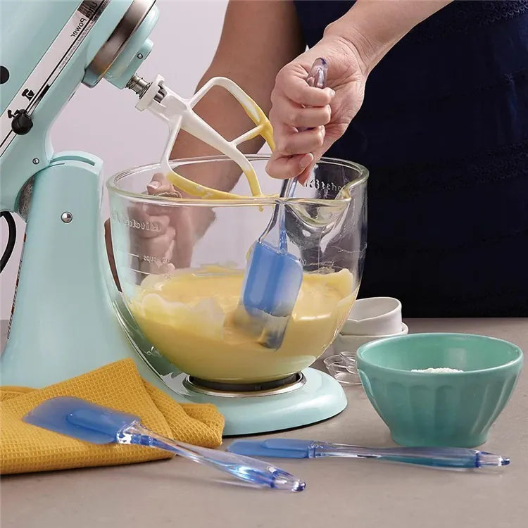 Set Spatules Silicone 3 Pièces Résistantes à la Chaleur pour Pâtisserie spatule en silicone