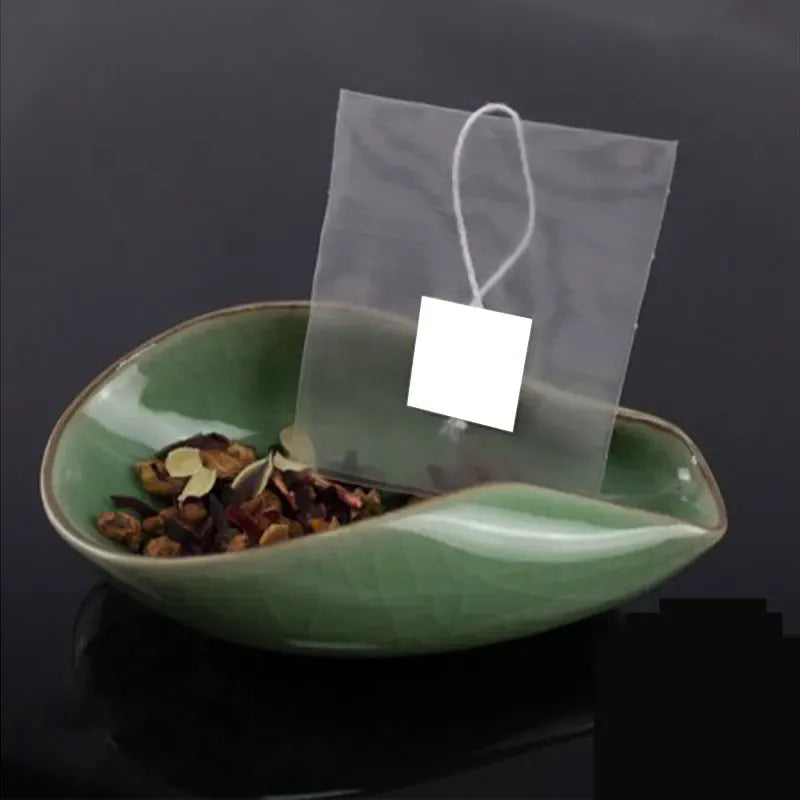 Sachets de Thé Biodegradables - Lot de 100 Pièces Pyramidaux