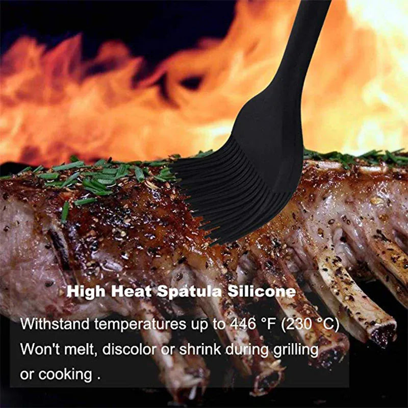Set de 2/3 Spatules Silicone pour Barbecue et Pâtisserie spatule en silicone