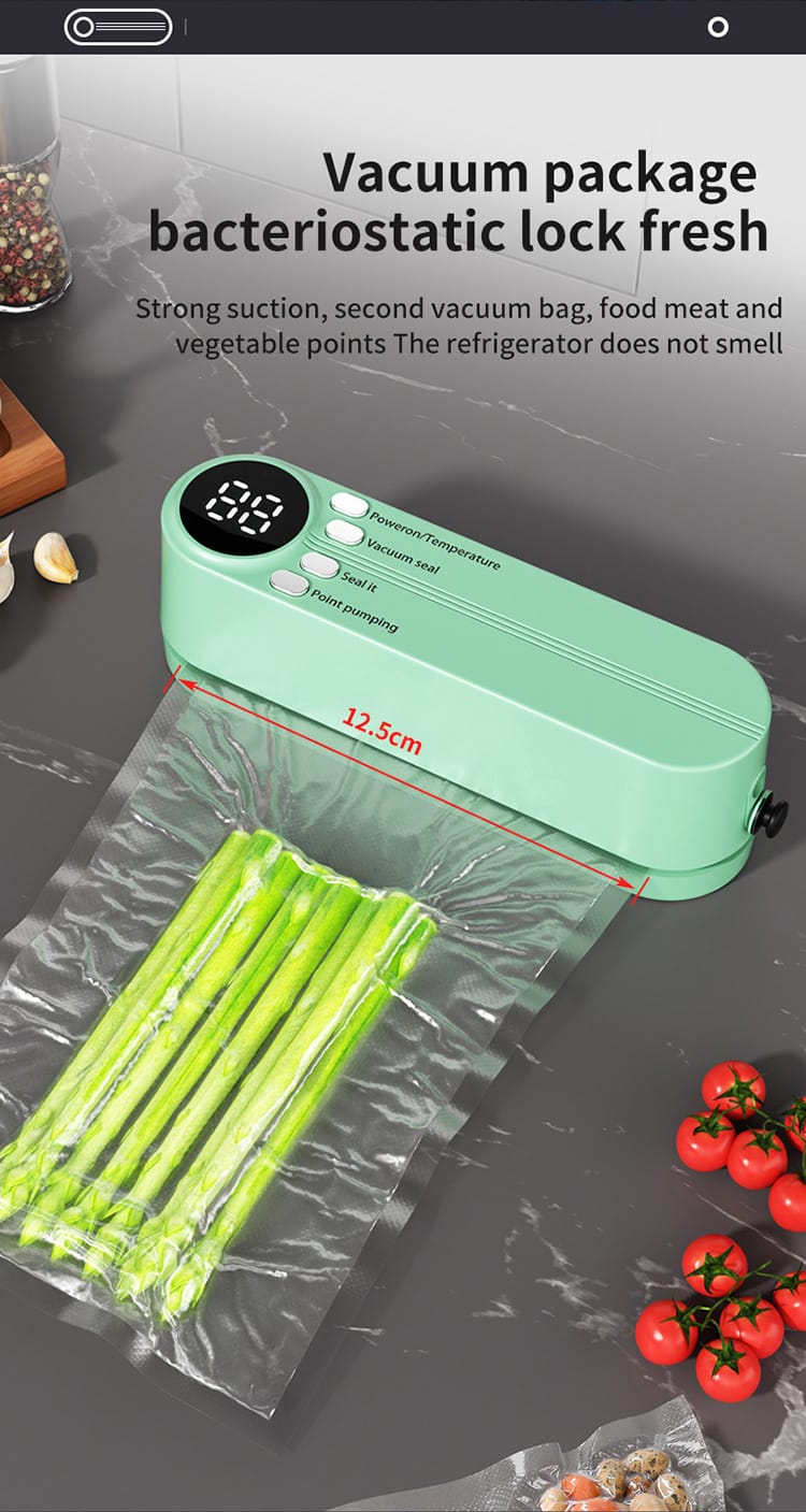 Scelleuse Alimentaire Portable Automatique pour Mise Sous Vide sv