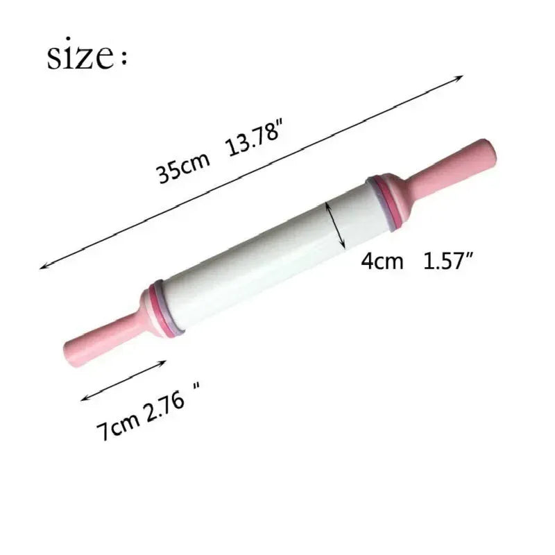 Rouleau à pâtisserie ajustable en plastique antiadhésif pour pâte à gâteau et biscuits rouleaupatisserie