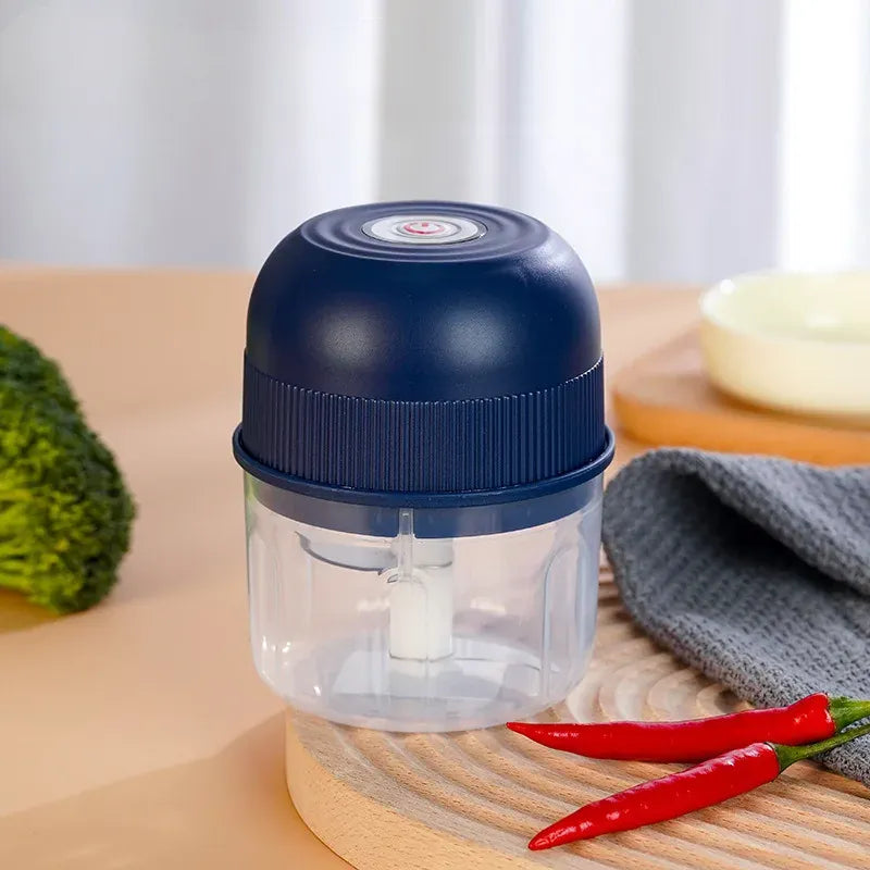 Mini Hachoir Électrique Sans Fil 260 ml — Ail, Légumes, Viande mini hachoir