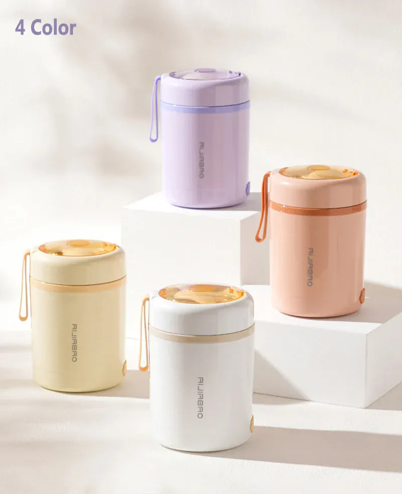 Lunchbox Chauffante USB 600 ml — Acier Inoxydable 304, 60 °C, Étanche lunchboxchauf