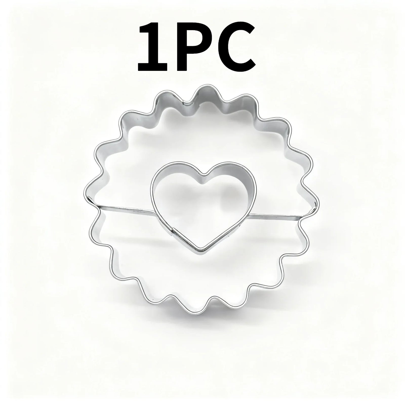 Emporte-pièces en inox cœur et étoile - Set de 2 pour biscuits décorés emportepieces