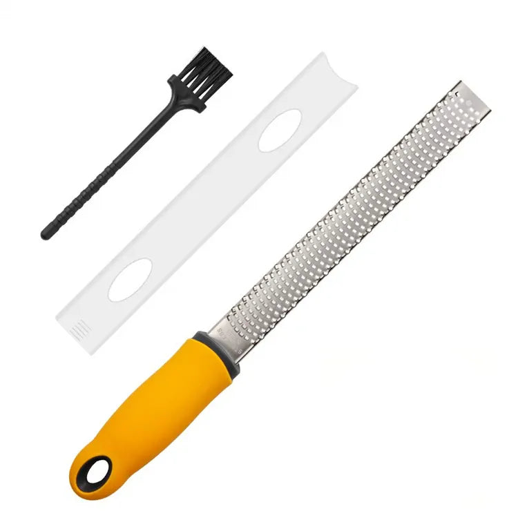 Râpe à Agrumes Inox avec Étui de Protection | Multifonctionnelle zesteur