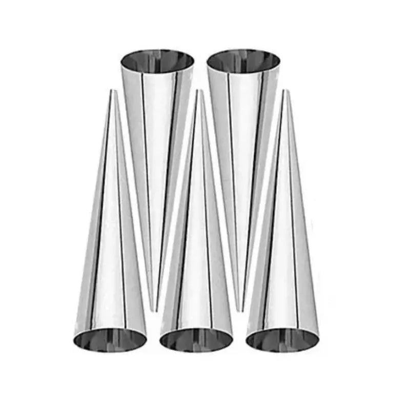 Set de 5 Outils de Pâtisserie en Acier Inoxydable - Moules à Croissants et Tubes à Pâtisserie douillepoche