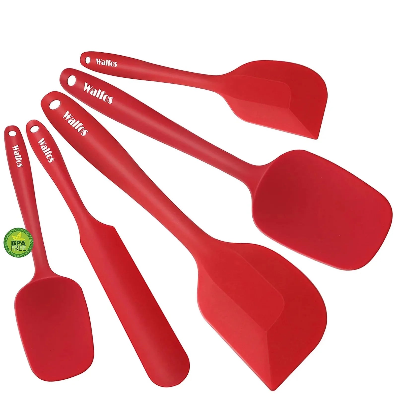 Set Spatules Silicone 5 pièces Résistantes à la Chaleur Pâtisserie spatule en silicone