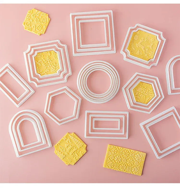 Emporte-pièce à Pâtisserie - Ensemble de 6 Formes Géométriques emportepieces