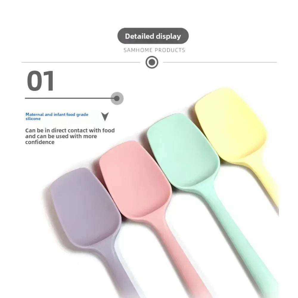 Spatule Silicone 21cm et 27cm Flexible pour Pâtisserie spatule en silicone