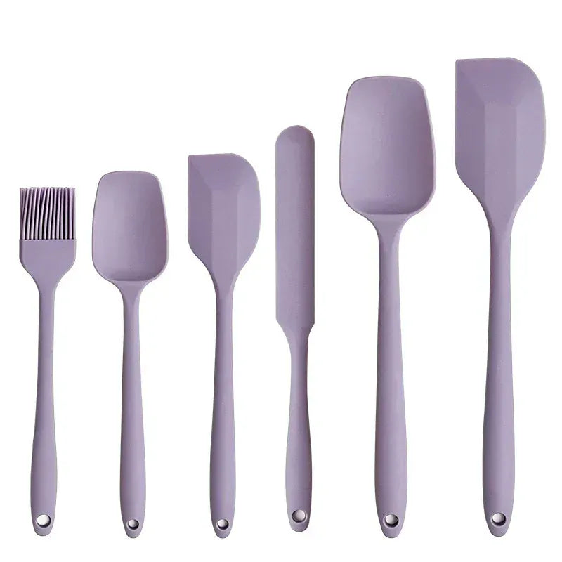 Set Spatules Silicone 6 Pièces Résistantes à la Chaleur pour Cuisine spatule en silicone
