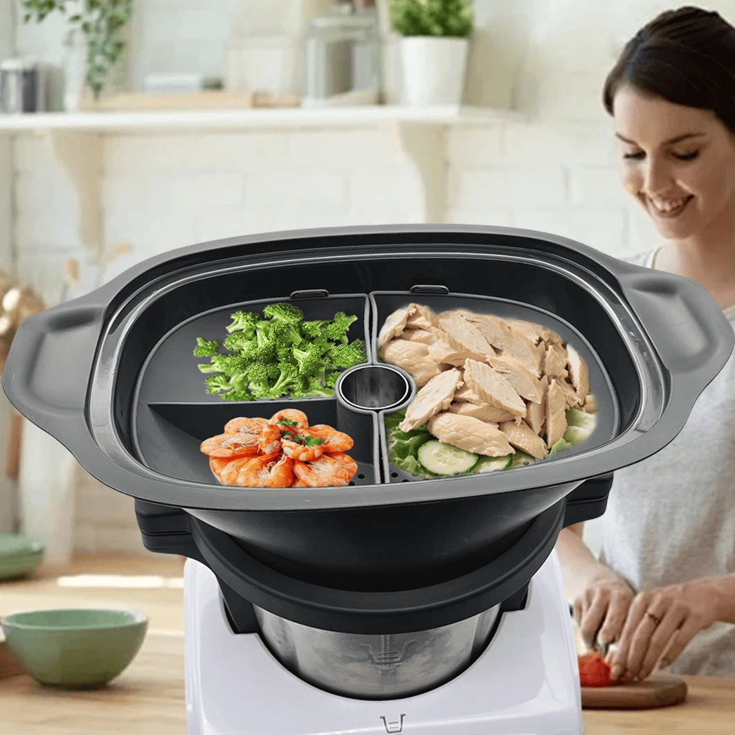 Accessoire Monsieur Cuisine Panier Vapeur Silicone - Compatible Connect Smart Trend Monsieur Cuisine