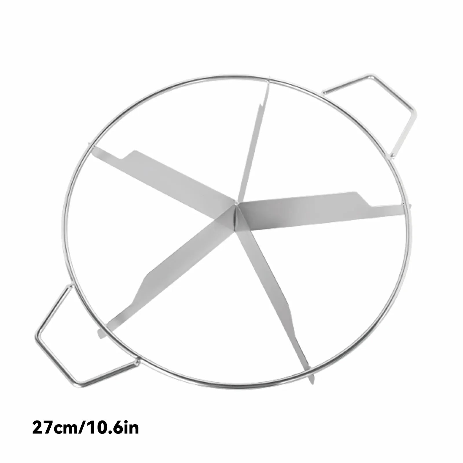 Coupe-gâteau en acier inoxydable - Marqueur de portions pour 10 parts