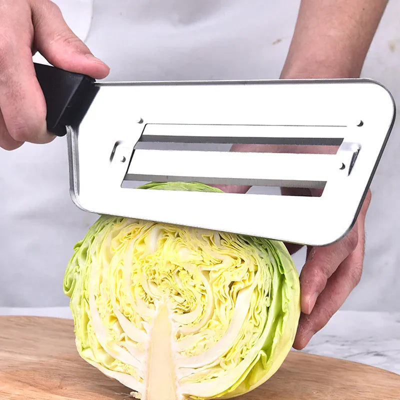 Coupe-légumes Inox Multifonction avec Poignée | Slicer de Chou Coupe Légumes