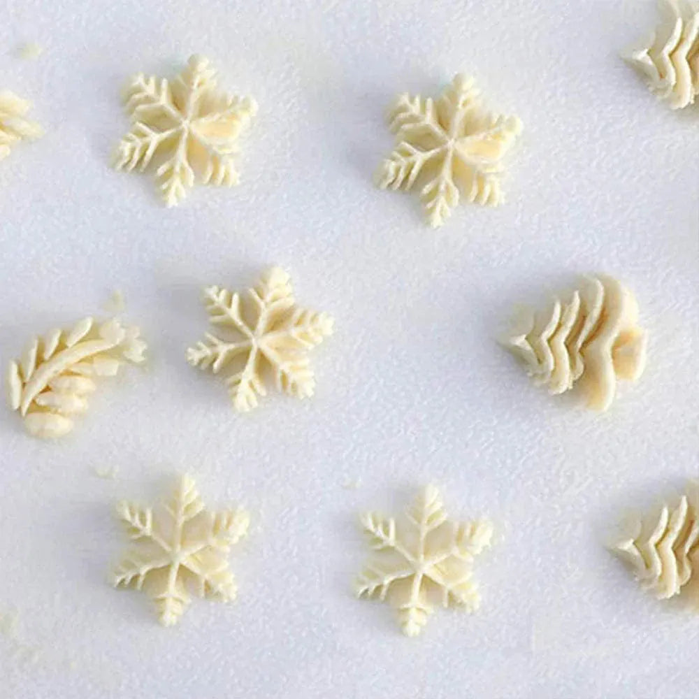 Set de 10 Douilles à Pâtisserie en Acier Inoxydable - Motifs de Noël douillepoche
