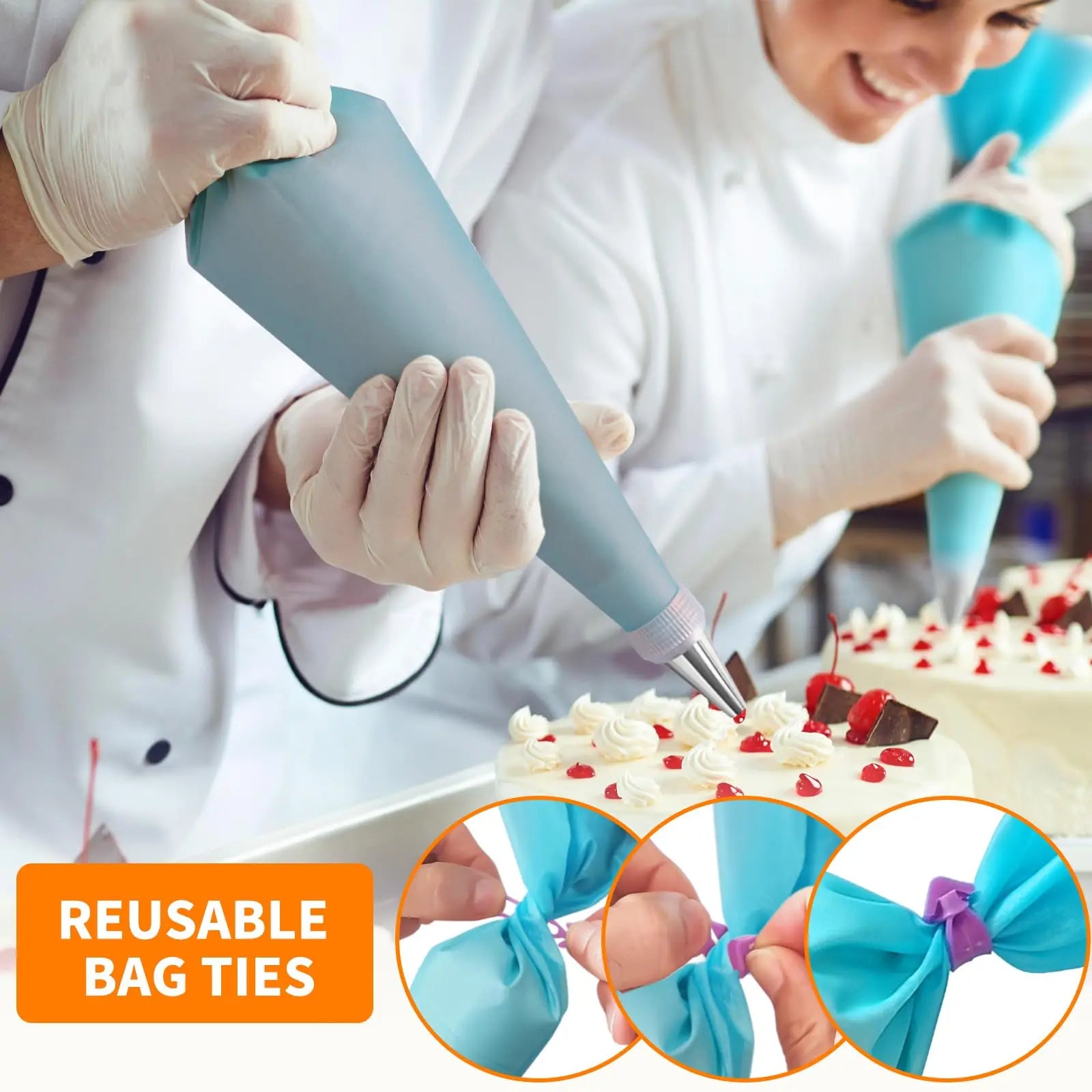 Poches à Douilles et Accessoires - Kit de 120 Pièces pour Pâtisserie douillepoche