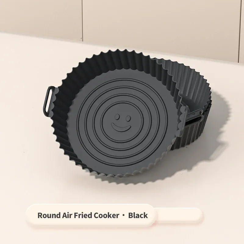 Moule Silicone Air Fryer Rond Réutilisable 25 cm - Lot de 1 Air Fryer