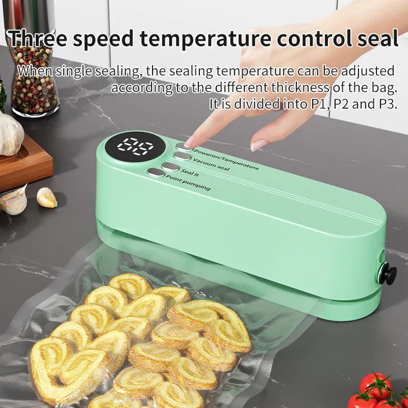 Scelleuse Alimentaire Portable Automatique pour Mise Sous Vide sv