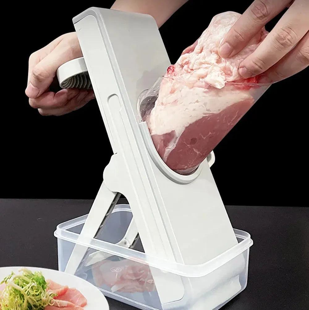 Mandoline Coupe-Légumes Multifonction 4-en-1 — Julienne 3/7 mm Mandoline