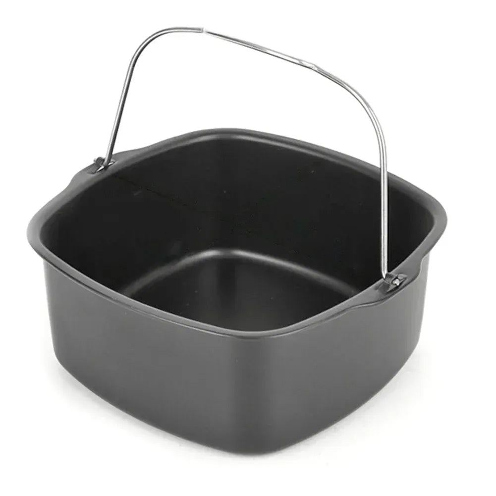 Moule Antiadhésif Carré pour Friteuse Air Fryer - 20 cm Air Fryer