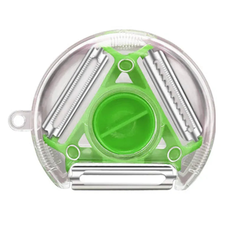 Éplucheur Multifonction en Acier Inoxydable | Lot de 3 Outils de Cuisine eplucheurs