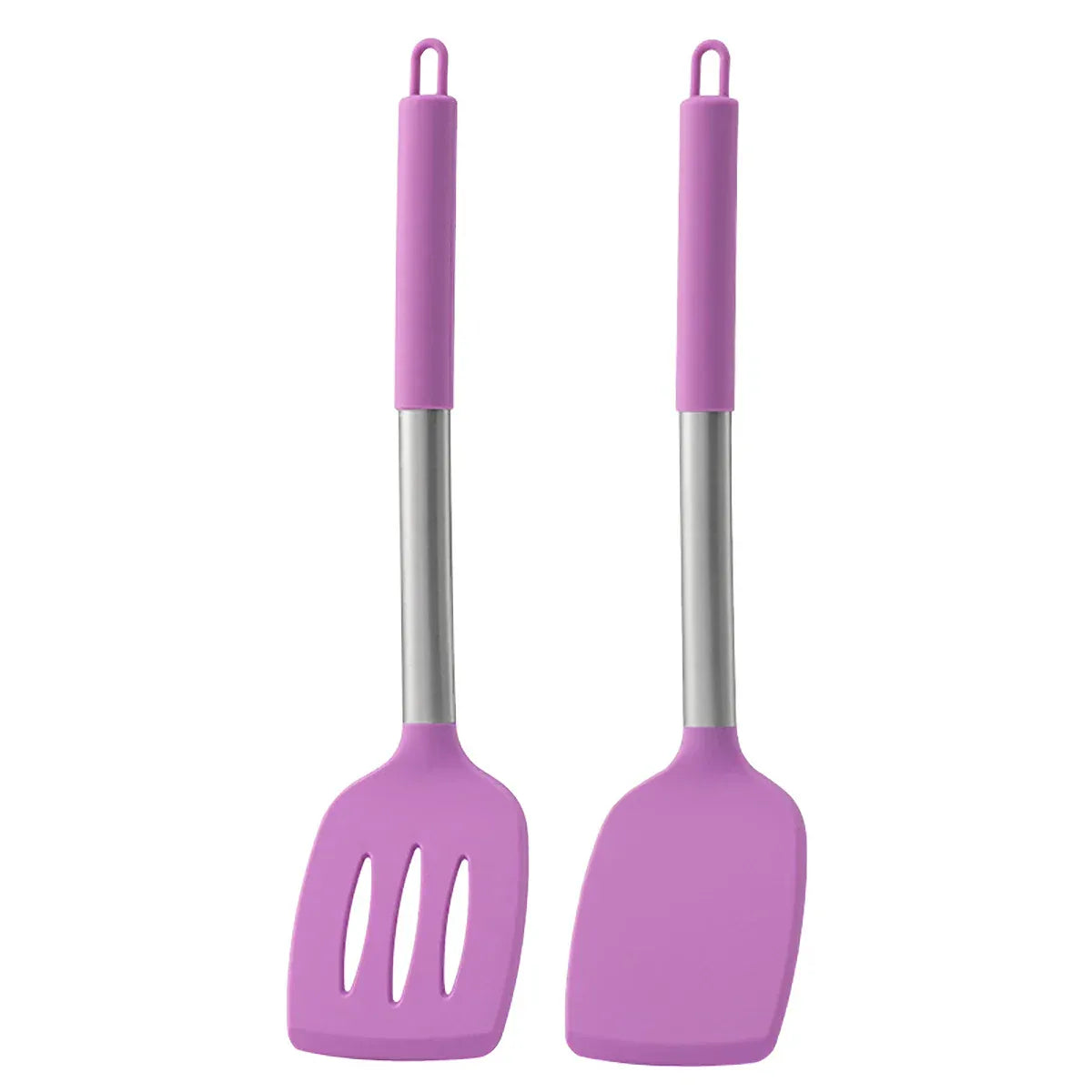 Set Spatules Silicone 2 pièces Résistantes à la Chaleur spatule en silicone