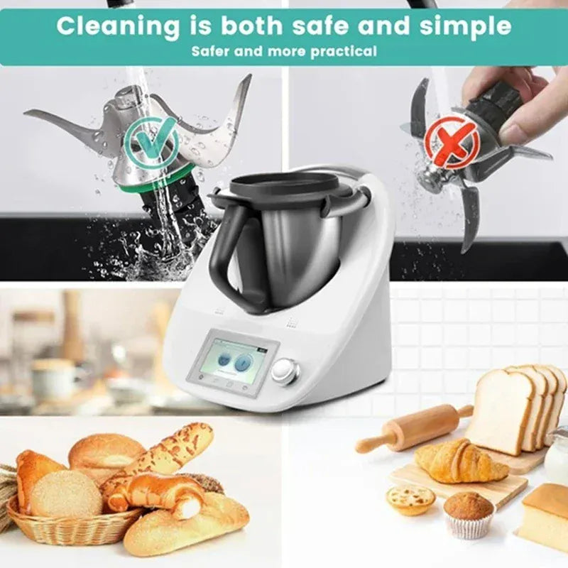 Lame Thermomix Inox pour TM5 TM6 - Remplacement Pâtisserie Thermomix
