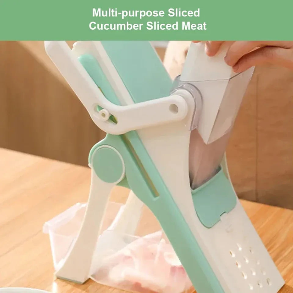 Mandoline Multifonction 5 Lames pour Légumes et Fruits Mandoline
