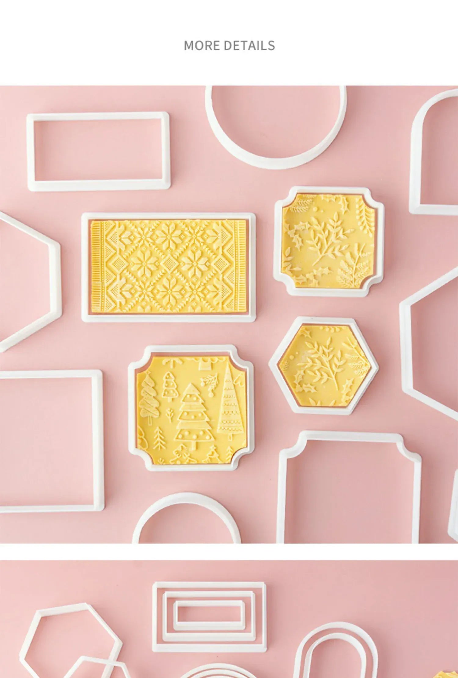 Emporte-pièce à Pâtisserie - Ensemble de 6 Formes Géométriques emportepieces