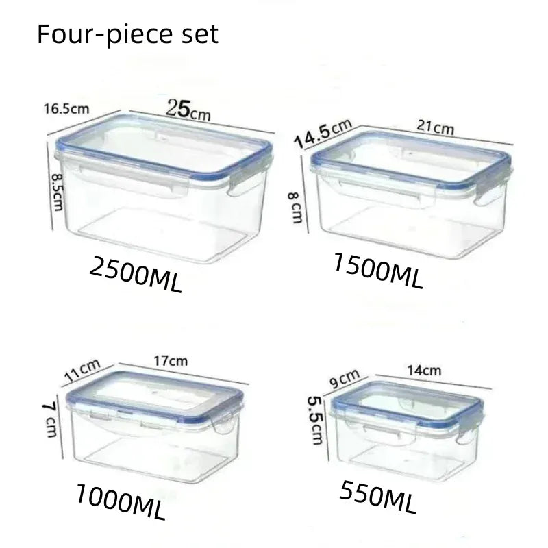 boite de conservation rectangulaire avec couvercle