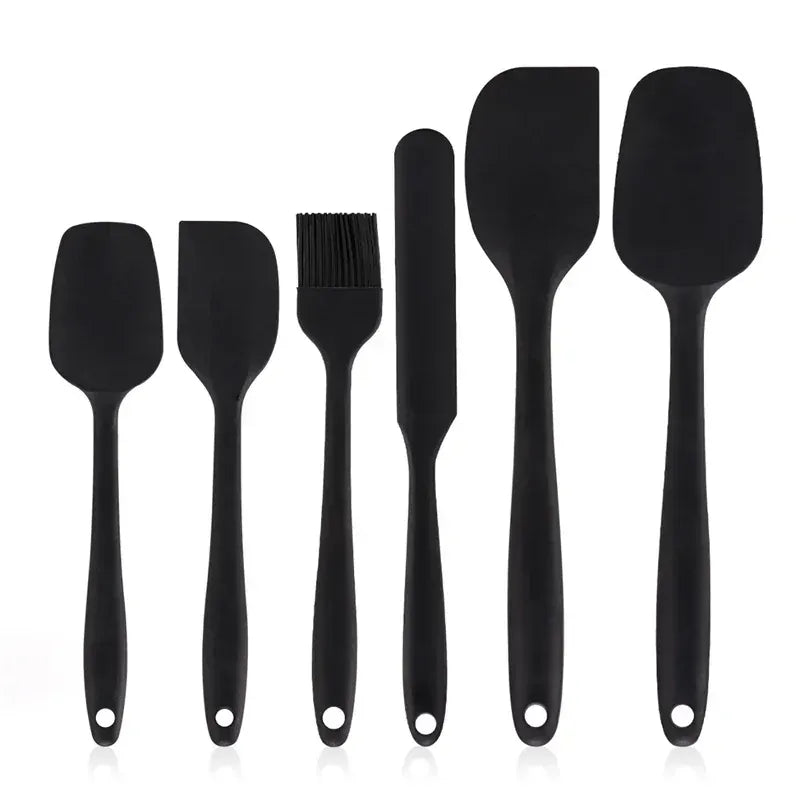 Set Spatules Silicone 6 Pièces Résistantes à la Chaleur pour Cuisine spatule en silicone