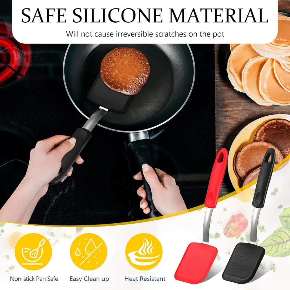 Spatule Silicone Mini Flexible 4 pièces pour Pâtisserie et Cuisine spatule en silicone