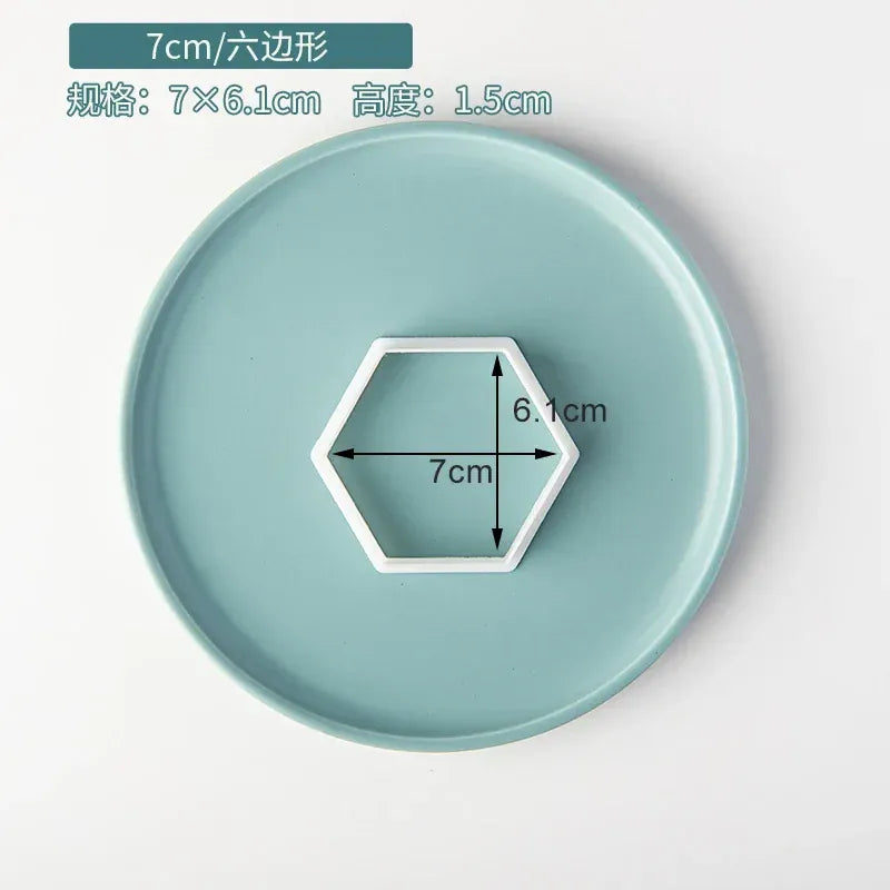 Emporte-pièce à Pâtisserie - Ensemble de 6 Formes Géométriques emportepieces