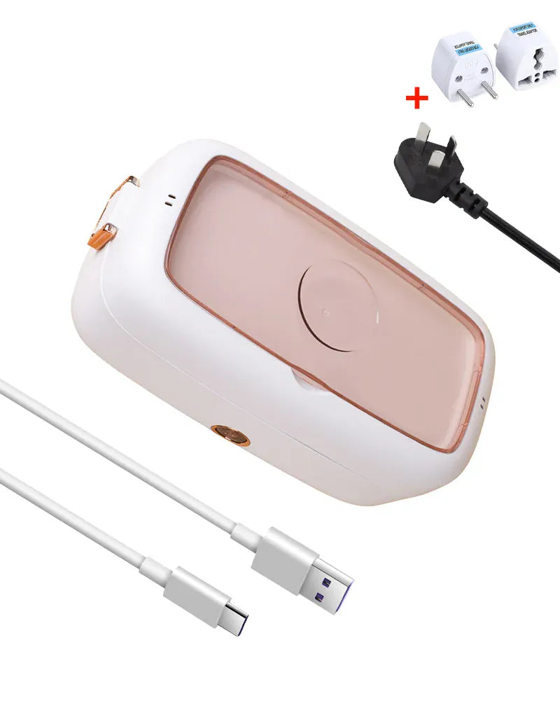 Lunch Box Chauffante Électrique 800 ml — Cuve Inox, 70 °C, USB et Secteur 220 V lunchboxchauf