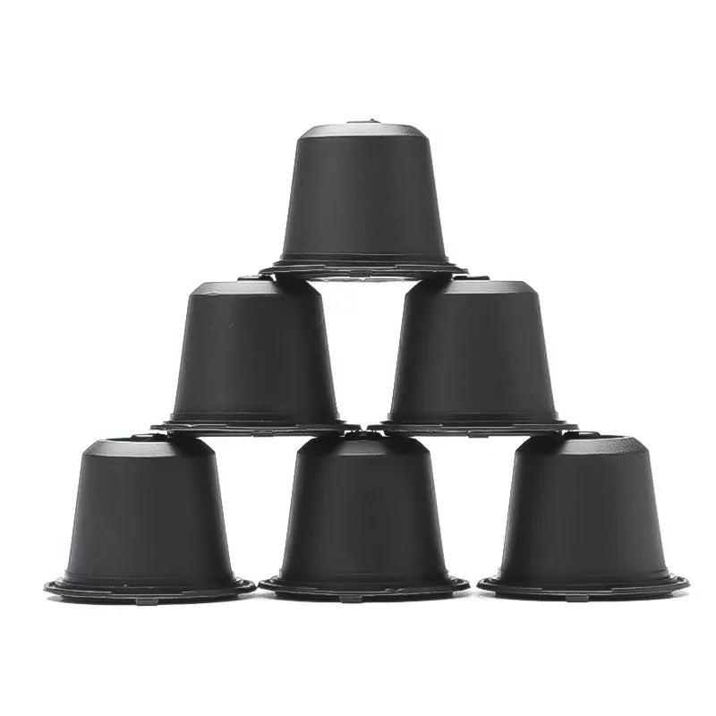 Capsules de Café Réutilisables Compatible Nespresso — Lot de 3 ou 6 Pièces avec Cuillère et Brosse capsule