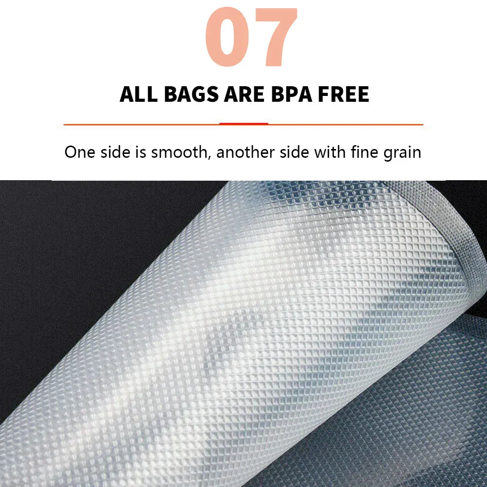 Sacs Sous Vide Hermétiques Lot de 100 Pièces - BPA Free 15x20cm