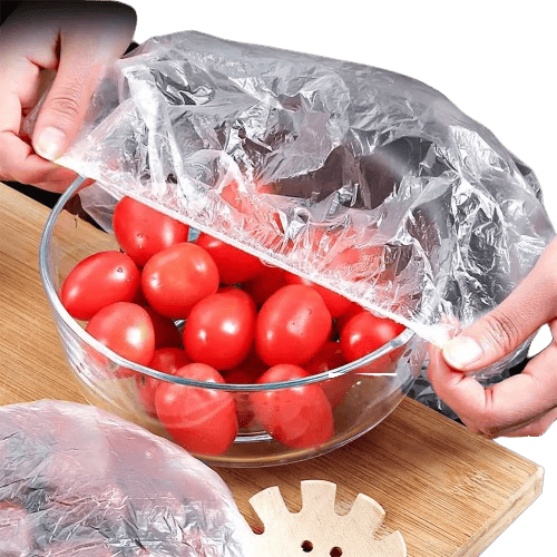 Film Alimentaire Élastique Jetable - Lot de 100 à 600 - 14-35 cm faj