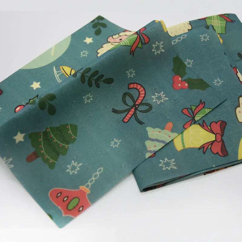 Film Alimentaire Cire d'Abeille Réutilisable Lot de 3 Feuilles Eco-Responsables far