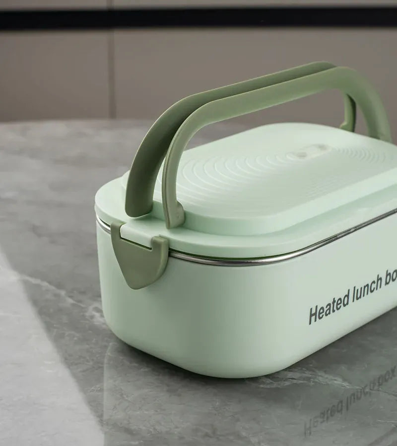 Lunch Box Chauffante Inox 1L 220V 18W | Boîte Chauffante Électrique lunchboxchauf