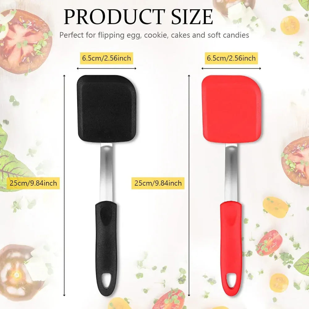 Spatule Silicone Mini Flexible 4 pièces pour Pâtisserie et Cuisine spatule en silicone