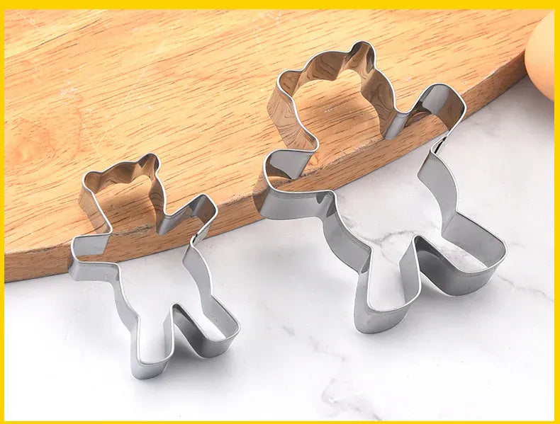 Emporte-pièce ours en inox - Découpeur de biscuits pour pâtisserie emportepieces